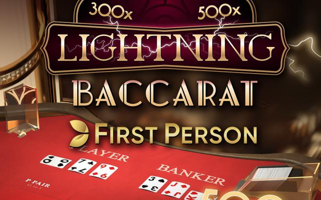 First Person Lightning Baccarat